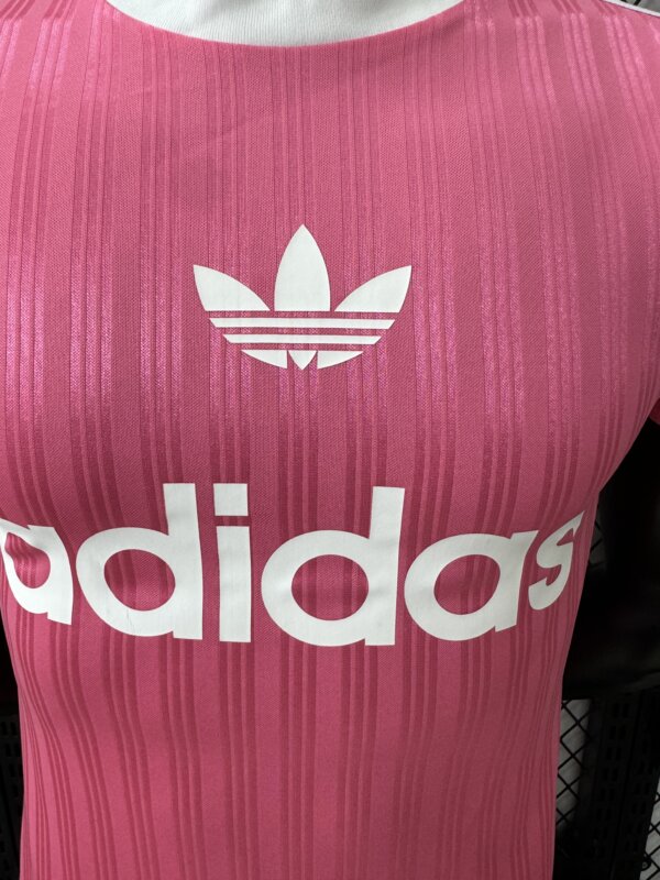 Camiseta casual Adidas Rosa - Image 3